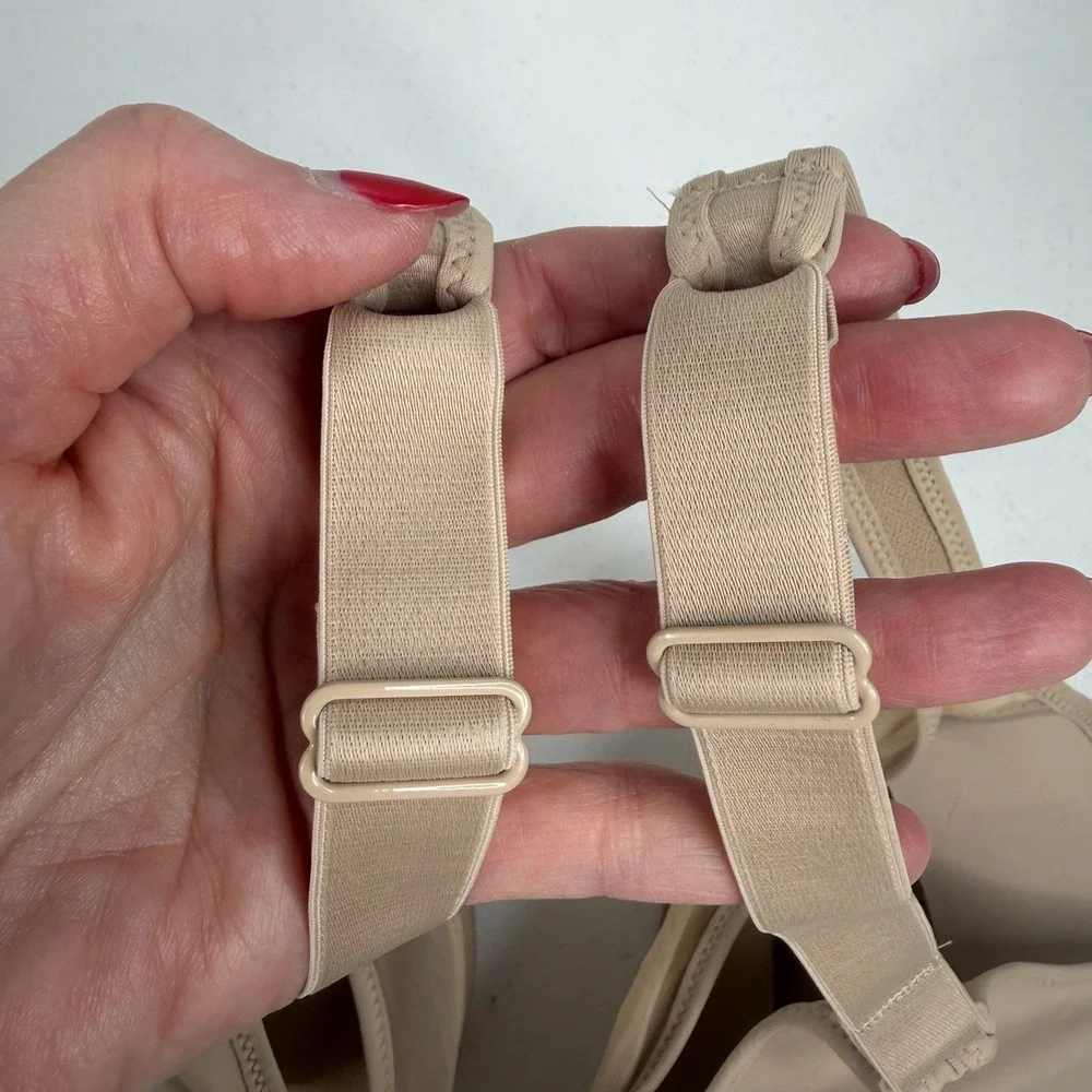 Bali 42DD Bra One Smooth U Ultra Light Shaping‎ Underwire 3439 Full Coverage Tan